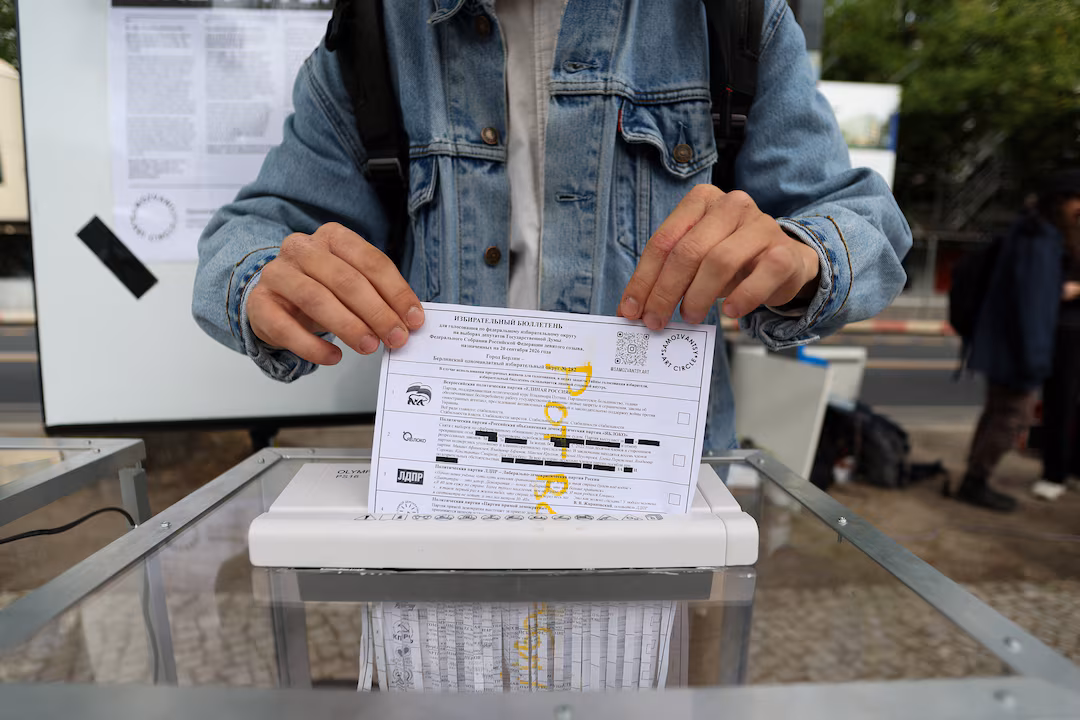 Russians Abroad Turn Election Day Into A Protest Against Putin And The War