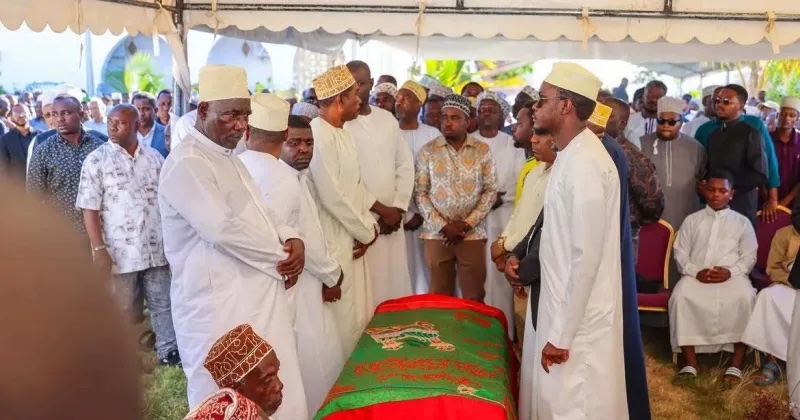 Tanzania’s First Gentleman Hafidh Ameir has been laid to rest, with the burial attended by Joho and Sudi