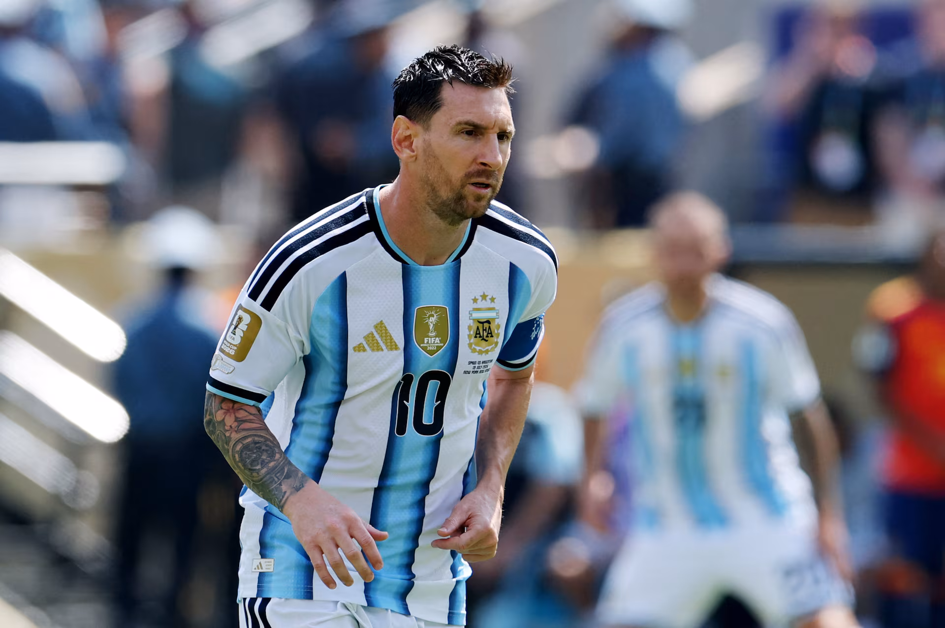 Messi has been summoned by Argentina to make a farewell appearance after his international retirement