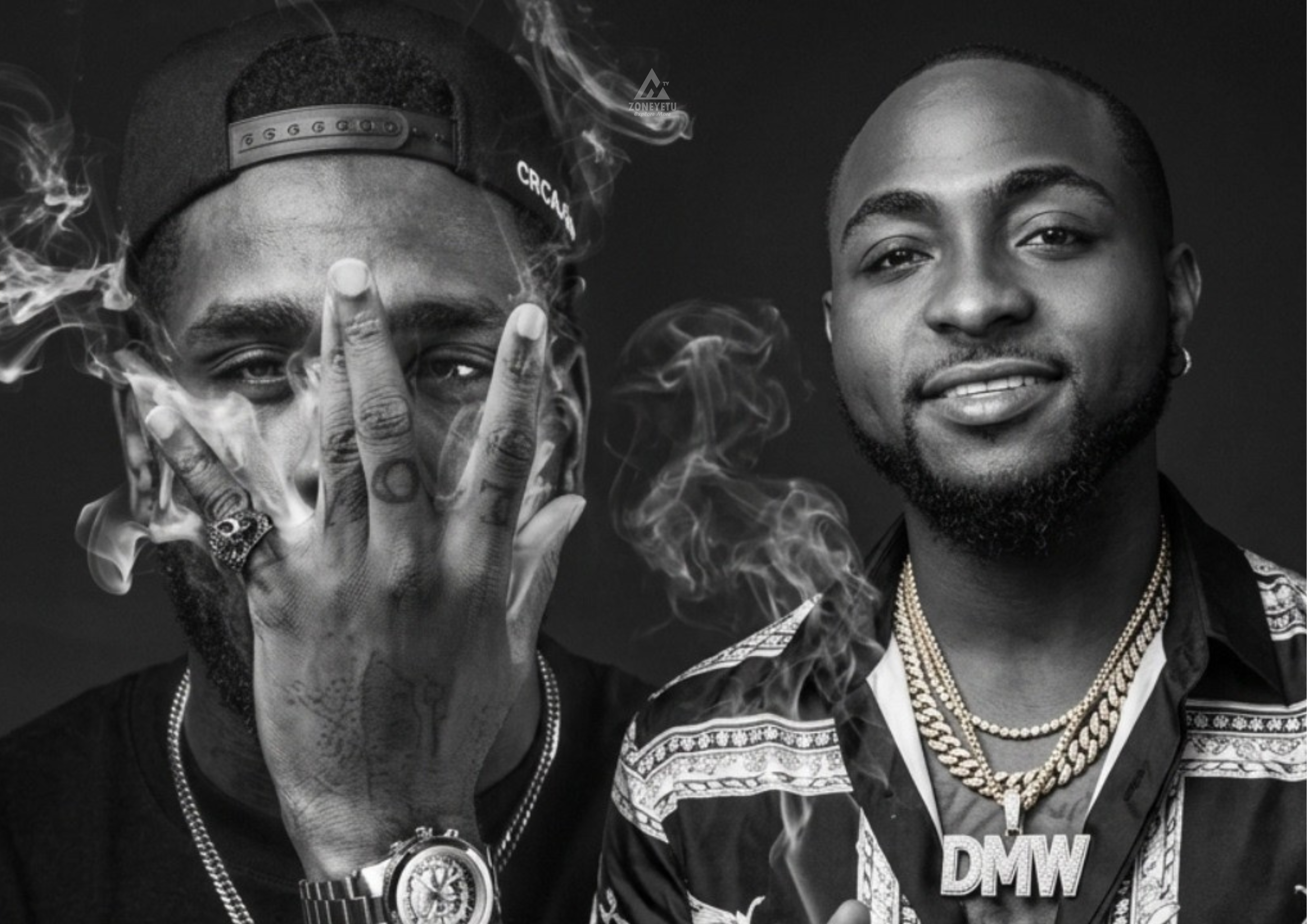 Davido na Burna Boy Wazua Tetesi za Kupatana Baada ya Kusalimiana kwenye Sherehe ya Zlatan