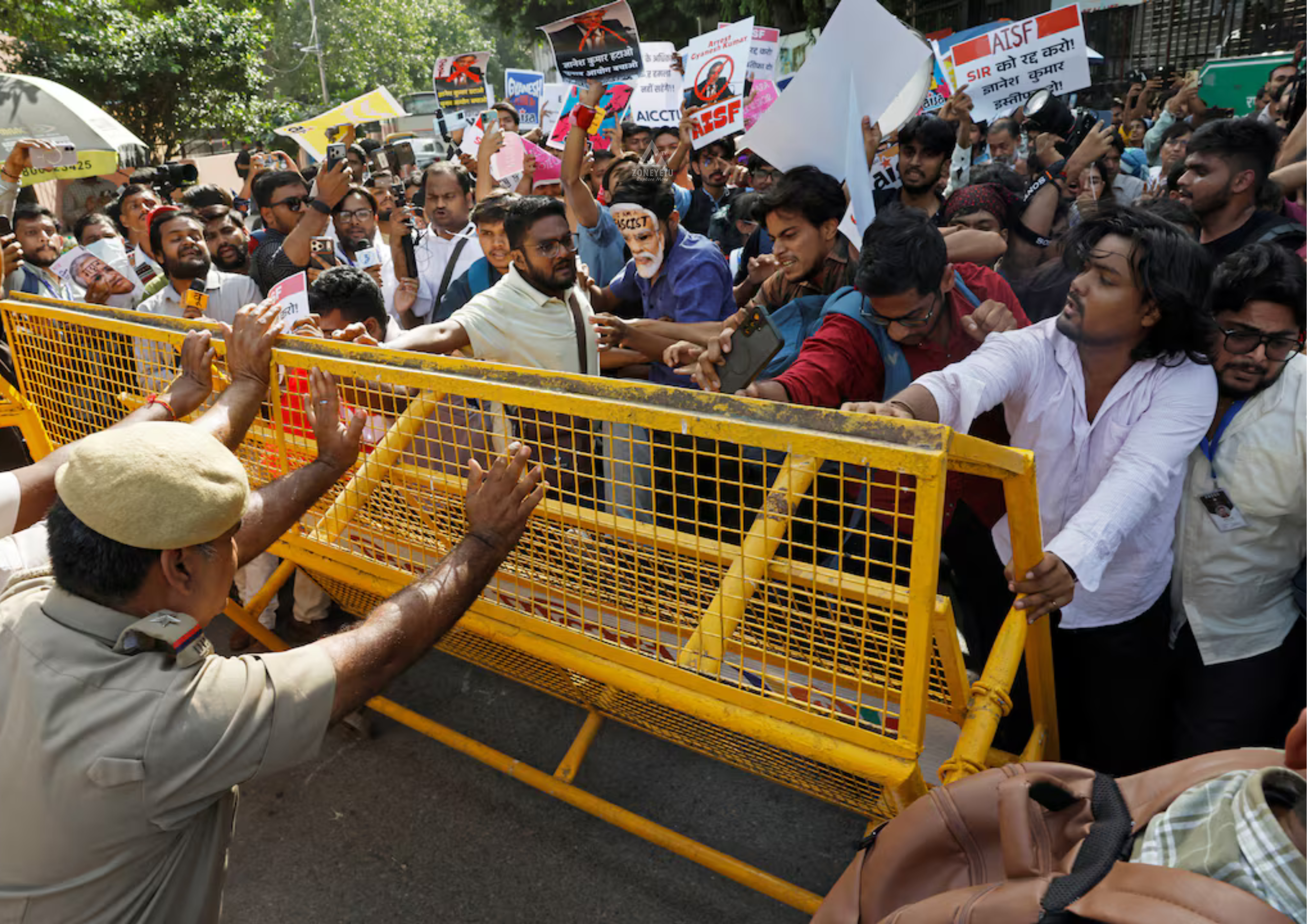Polisi wa India Wawakamata Waandamanaji wa Gen Z Wanaopinga Mabadiliko ya Daftari la Wapiga Kura