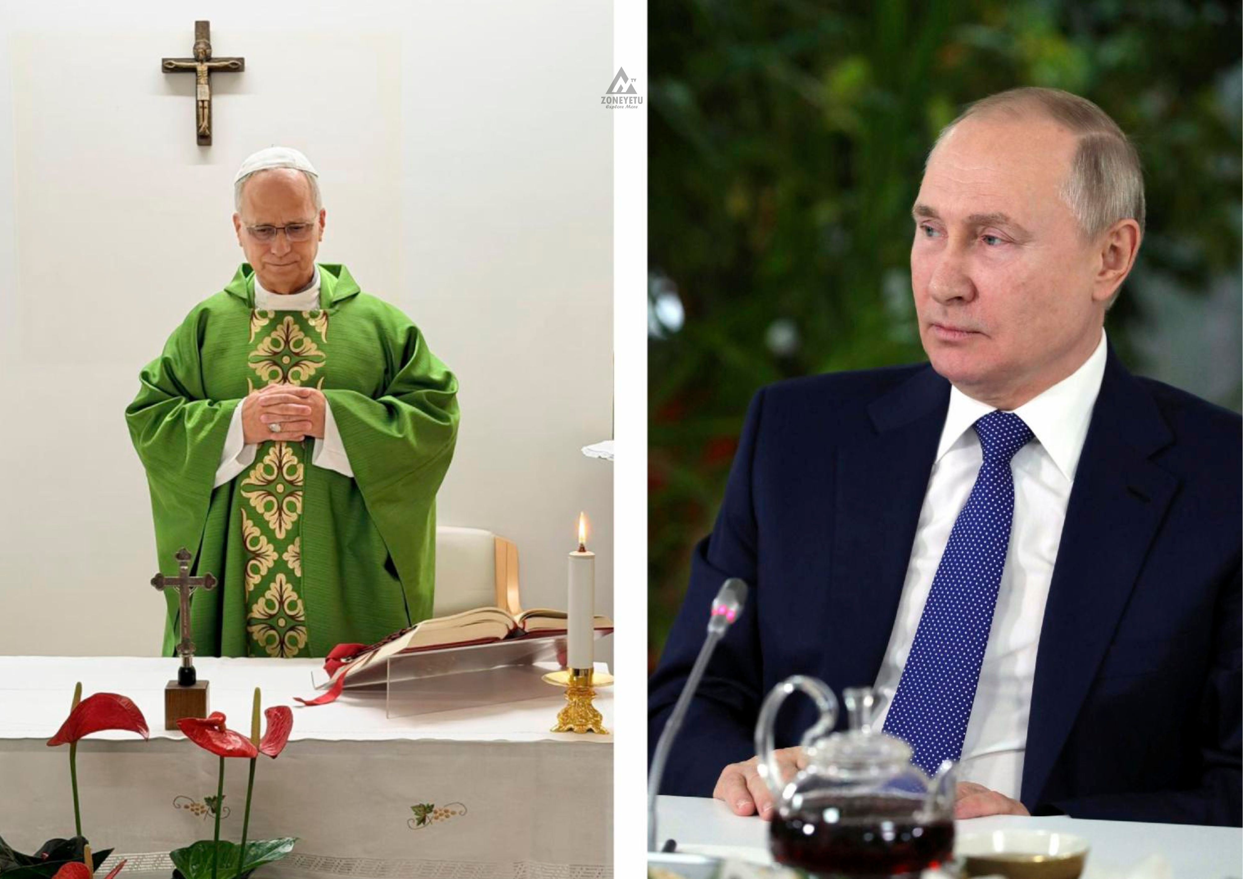 Papa Leo Amwomba Putin Kusitisha Mapigano na Kuruhusu Msaada wa Kibinadamu Mjini Oleshky