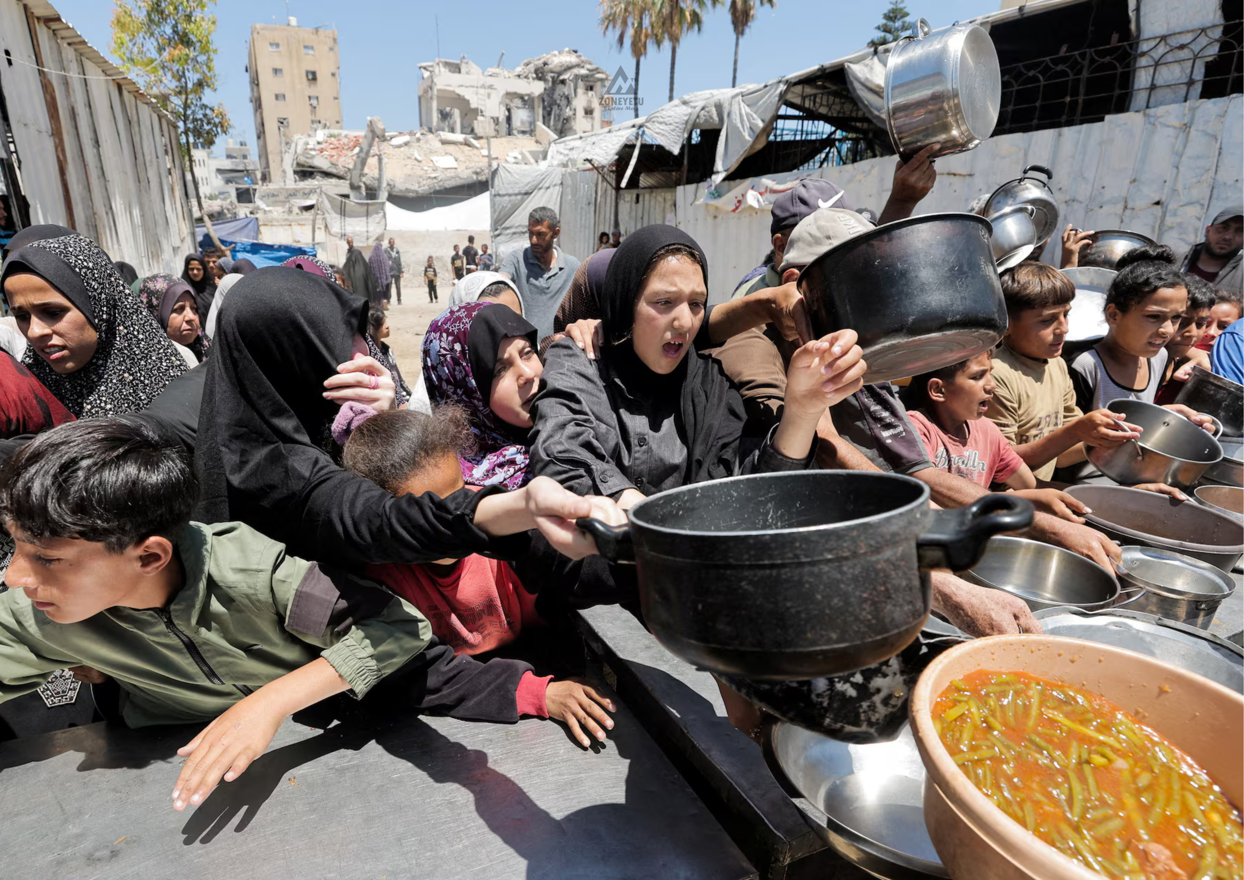 WFP Yapunguza Msaada Wa Chakula Kwa Wapalestina 500,000 Gaza Kutokana Na Uhaba Wa Fedha