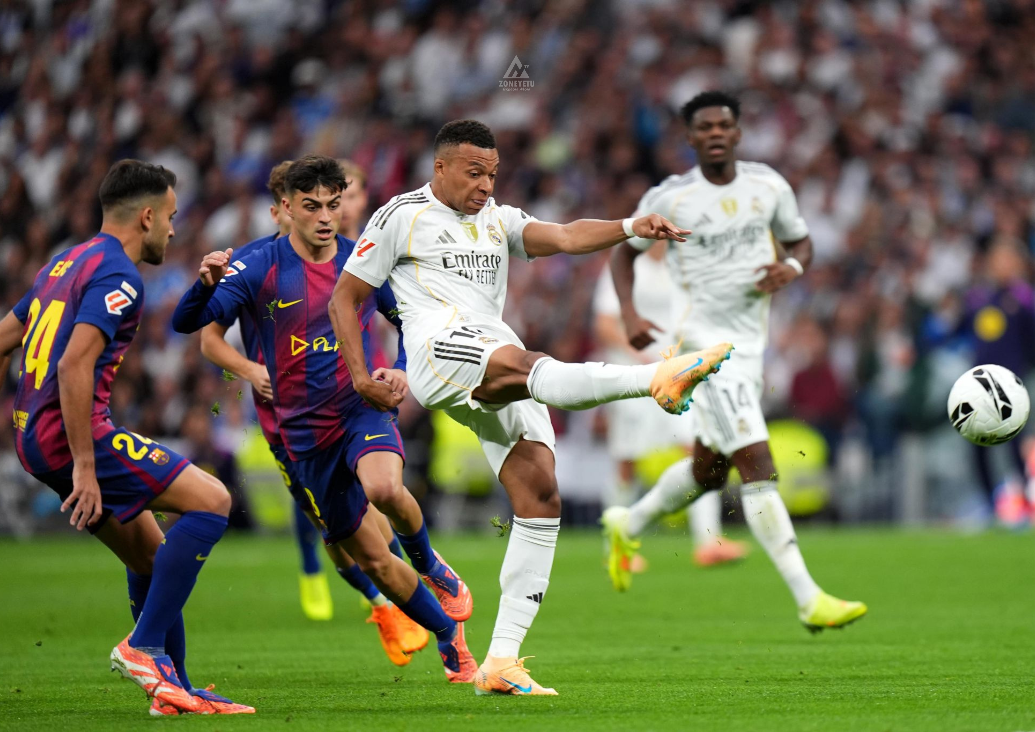 Mbappé Apiga Mbili, Real Madrid Yavunja Rekodi ya Barcelona Camp Nou