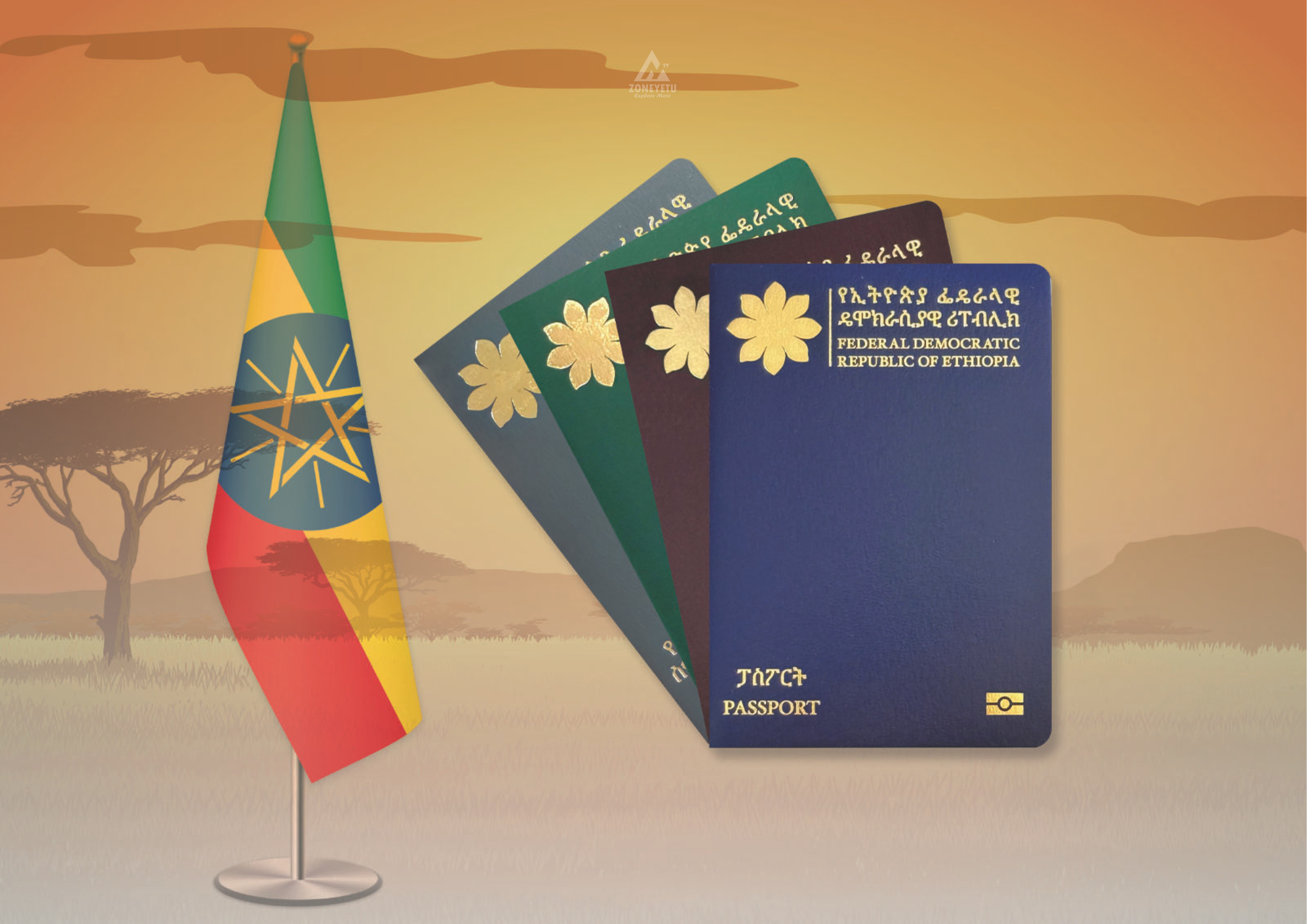 Pasipoti ya Ethiopia Yashika Nafasi za Chini Duniani, Yaruhusu Safari Bila Viza kwa Nchi 17 Tu