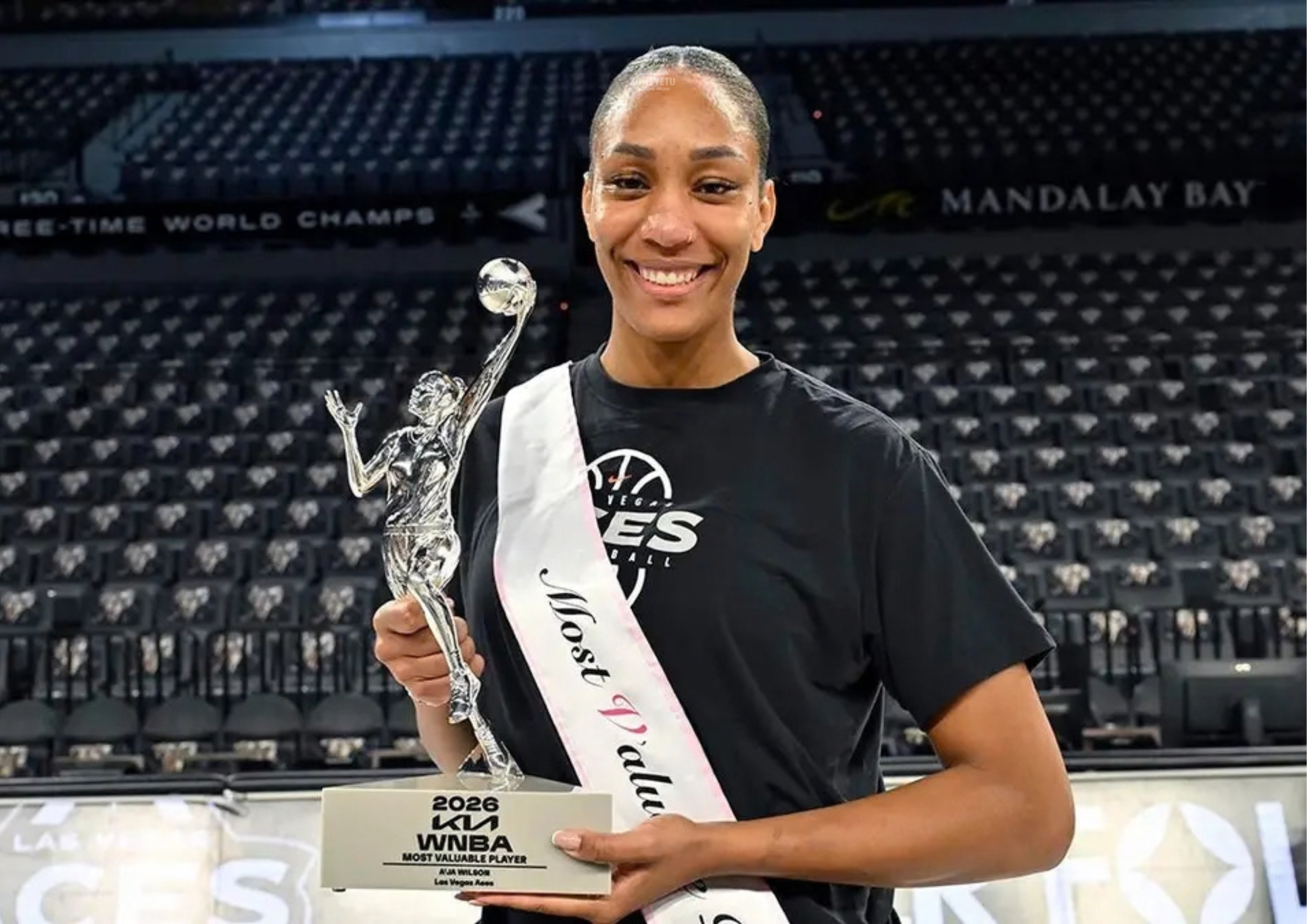 A’ja Wilson Aweka Historia kwa Kutwaa Tuzo ya Tano ya MVP wa WNBA, Mara Tatu Mfululizo