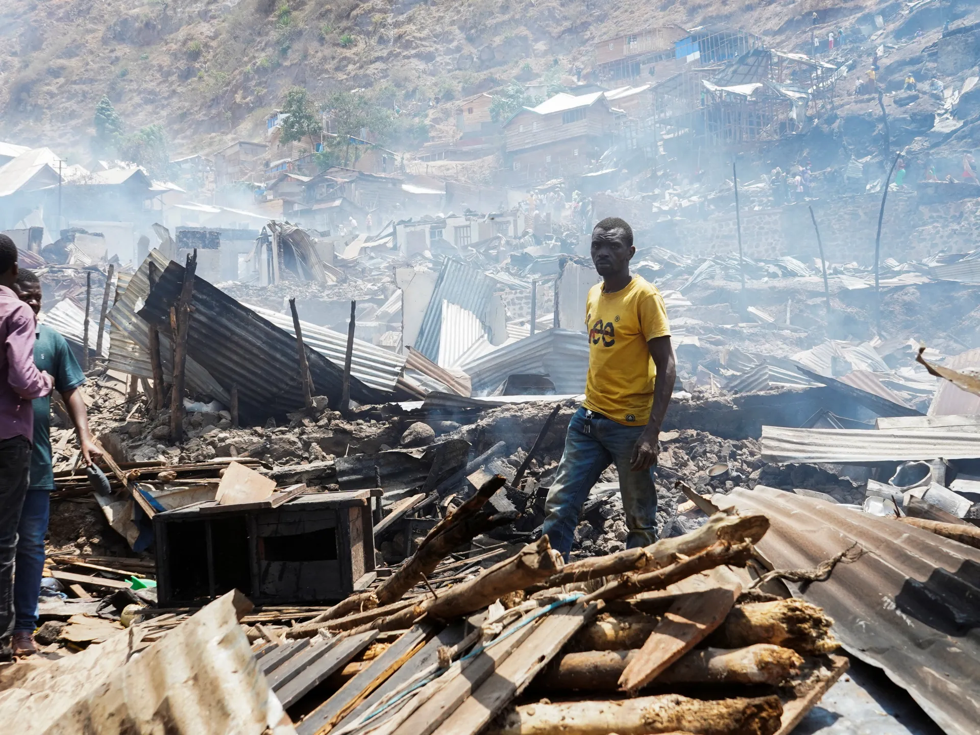 26 children are killed in a school fire and stampede in Bukavu, DRC