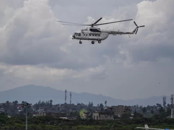 DRC: A bomb has been reported to have fallen at Goma airport