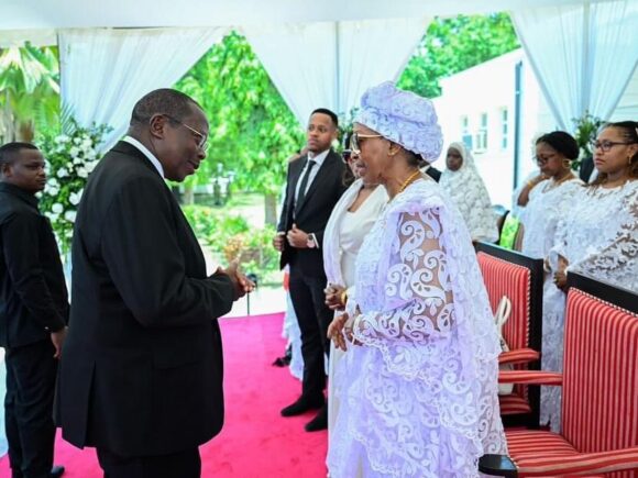 Edward Lowassa at Karimjee in Dar es Salaam on 13 February 2024.