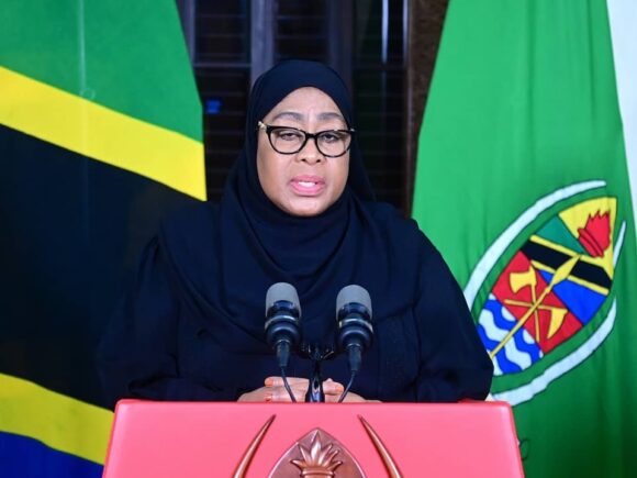 The President of the United Republic of Tanzania Hon. Samia Solution Hassan