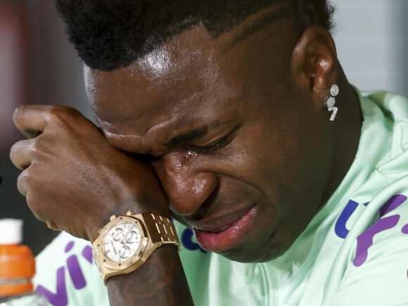 Real Madrid and Brazil Soccer star Vinícius Júnior breaks down in tears while speaking about racist abuse: “I’m losing my desire to play”