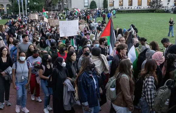 Protests on US college campuses against the Gaza conflict are on the rise