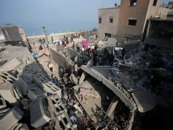 The Palestinian Envoy Requests International Assistance to Free Thousands in Gaza Buried Under Debris