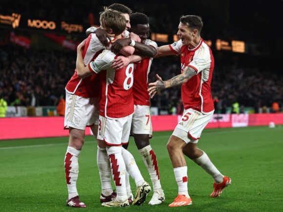 Wolves 0-2 Arsenal: The Gunners go to the top of the table thanks to goals from Leandro Trossard and Martin Odegaard