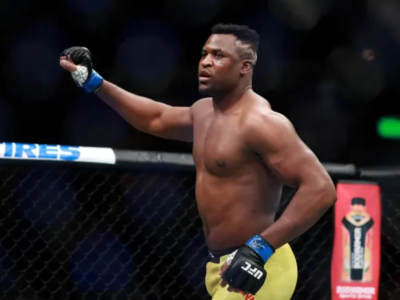 Former UFC champion and boxer Francis Ngannou pays tribute to his 15-month-old son Kobe