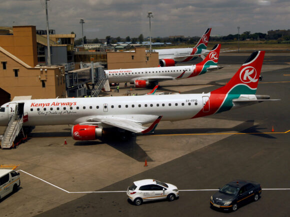 Flights to Kinshasa are suspended by Kenya Airways until the crew is released from military custody