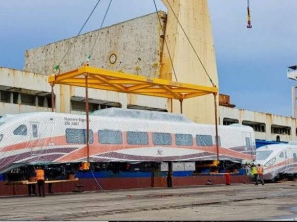 Tanzania receives new South Korean SGR electric trains