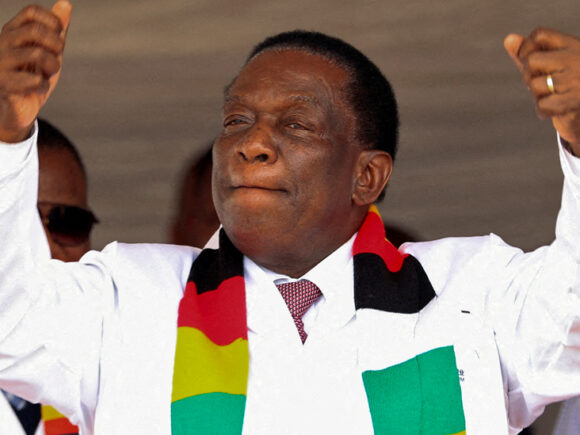 President Mnangagwa of Zimbabwe gives up on running for a third term in favor of changing the constitution