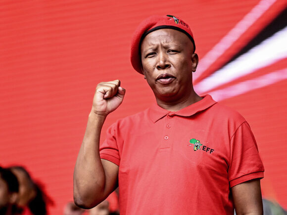 Julius Malema: the contentious EFF leader could be the election’s kingmaker in South Africa