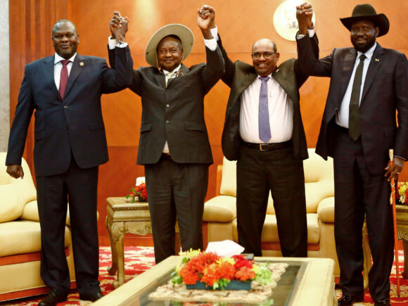 Government and rebel parties in South Sudan reach an agreement to bring about long-lasting peace