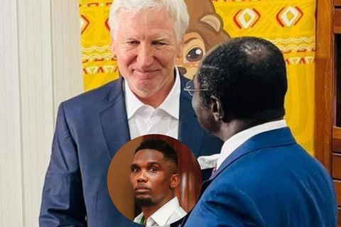 Eto’o refuses to sign the contract of the government-appointed coach during the FECAFOOT Crisis