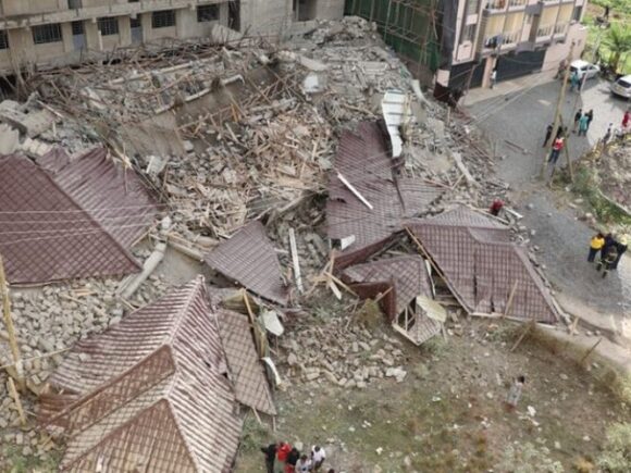 In Nairobi, people feared they would be trapped under a collapsing building