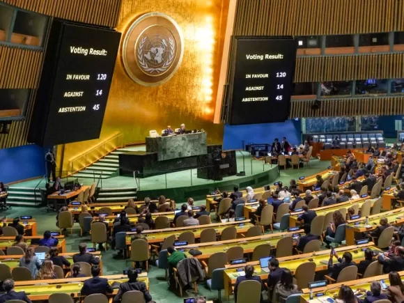 The UN General Assembly will vote on a resolution granting Palestine additional rights