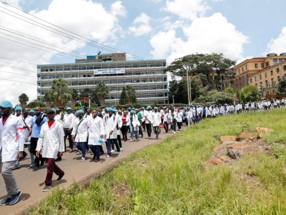 Kenyan government physicians sign a deal to terminate their strike