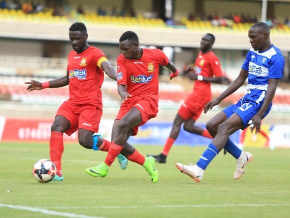 Kenya Police and AFC Leopards battle for a spot in the championship game