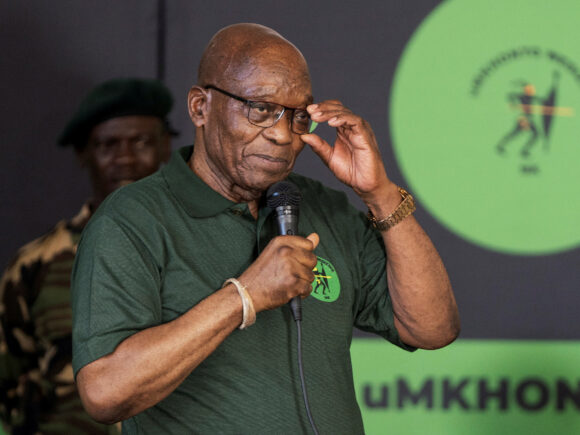 A new party in South Africa is opposing Zuma as the election draws closer