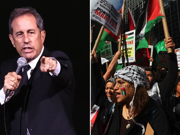 Brawl Between Pro-Palestinian Protesters Is Started by Jerry Seinfeld’s Stand-Up