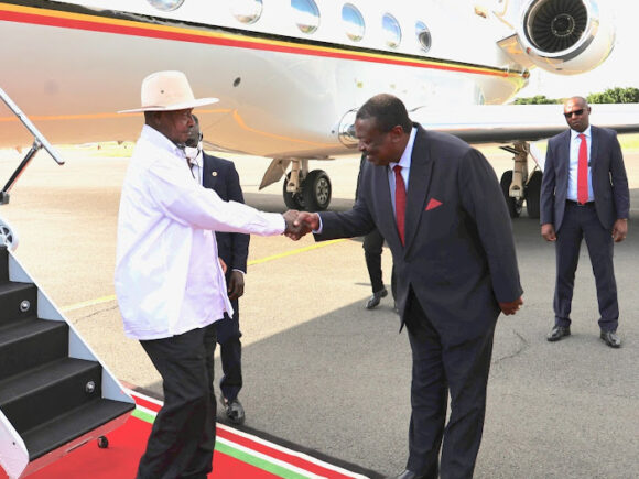 President Museveni of Uganda makes an official visit to Kenya