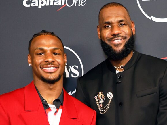 After Bronny was selected by the Lakers, LeBron James and his son are now official teammates