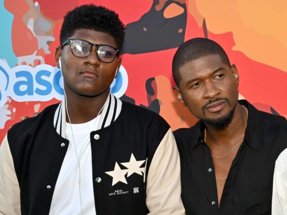 Usher tells 15-year-old Son Naviyd to “be great” as he pursues a singing career of his own