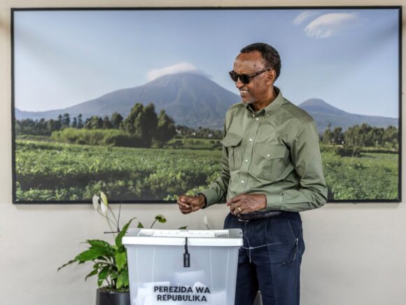 President Kagame of Rwanda wins 99% of the vote to continue serving in office for another 24 years