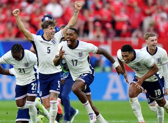 England defeats Switzerland on penalties to go to the Euro 2024 Semi-Finals