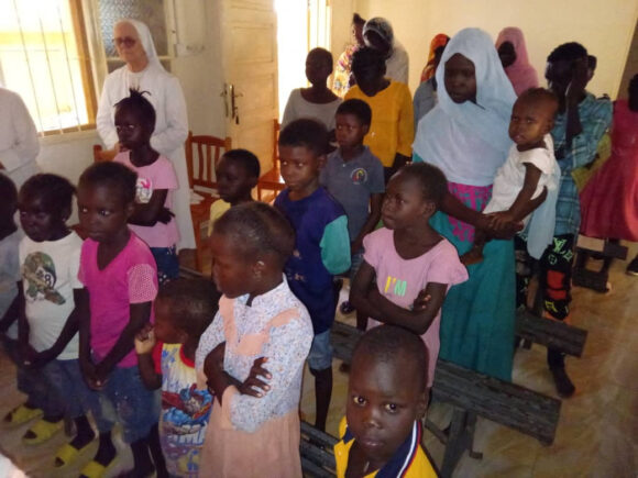 Women and children are starving and bombarded while confined to a church in the capital of Sudan