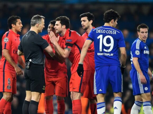 Only team captains are permitted to communicate with referees during the Olympics soccer matches