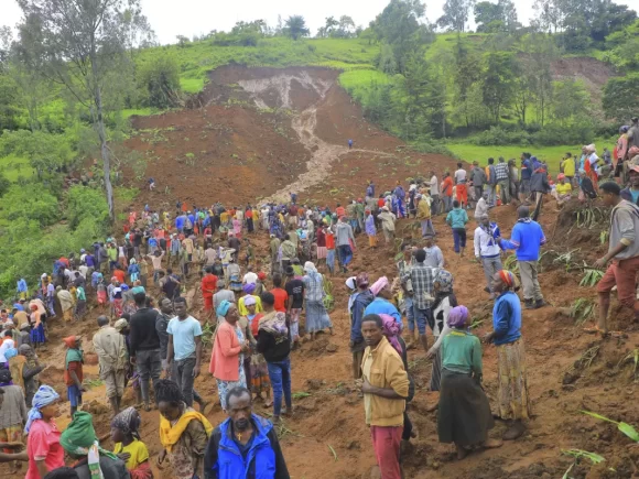 Ethiopian landslides have claimed 157 lives, according to an official