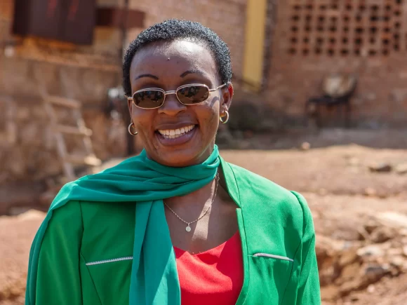 Victoire Ingabire, an opponent of Kagame in Rwanda, questions the validity of his victory