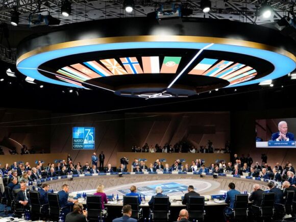 Allies act to oppose Russia and support Ukraine during the NATO meeting