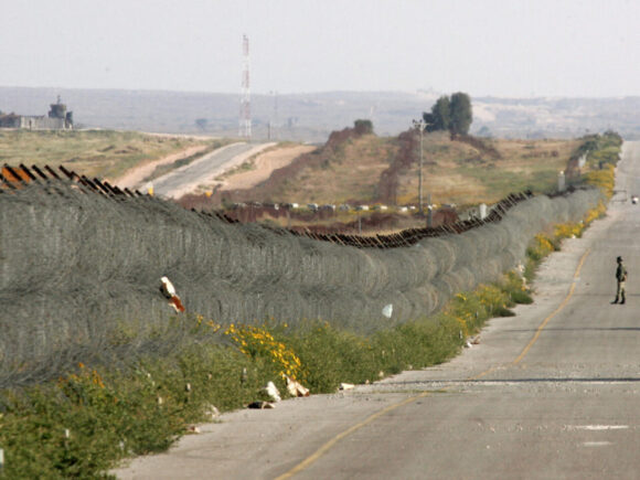 Israel denies that it is contemplating the acceptance of international force on the border between Egypt and Gaza