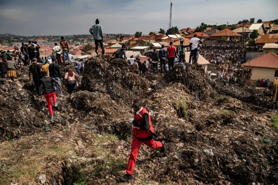 Death toll from landslide at Uganda waste dump reaches 21