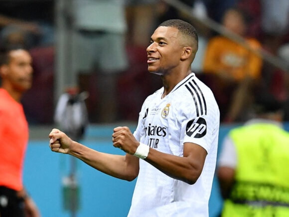 Mbappe scores on debut as Real defeats Atalanta 2-0 in the Super Cup