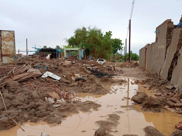 Aid is experiencing difficulty in reaching survivors as a dam in Sudan collapses and flooding cause widespread devastation