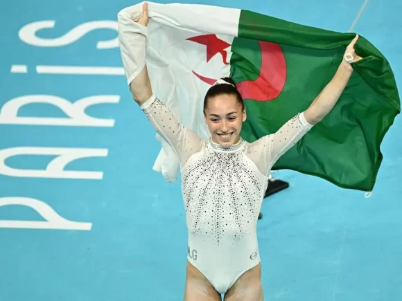 With gold on asymmetric bars, Algeria’s Kaylia Nemour creates gymnastics history for the continent