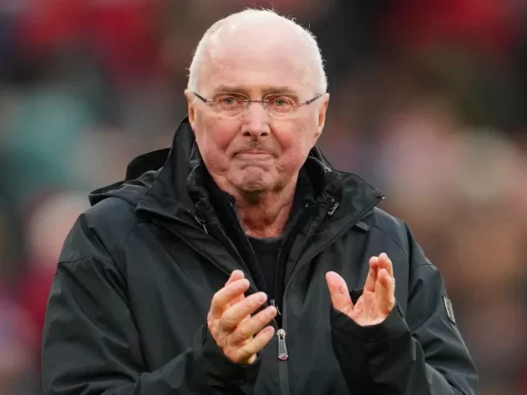 Eriksson, the former England coach, passed away at the age of 76