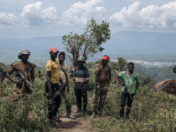 Amidst escalating fighting, about 100 Congolese police officers fled to Uganda