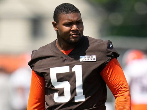 Mike Hall Jr., a rookie for the Cleveland Browns, has been charged with domestic violence