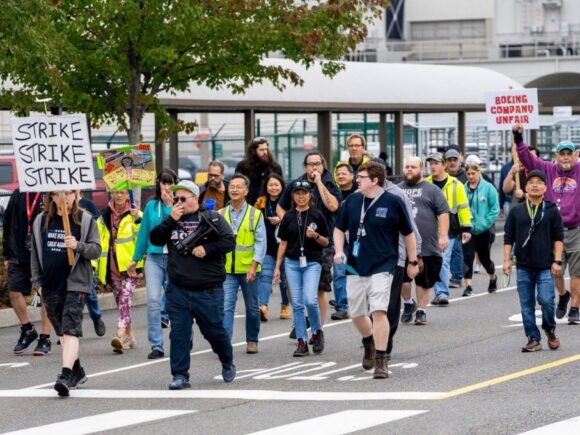 Strike by Boeing’s US factory workers suspend 737 MAX production